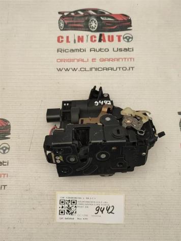 SERRATURA POSTERIORE DESTRA VOLKSWAGEN Golf 4 Berlina Y3B4839016A (9703)