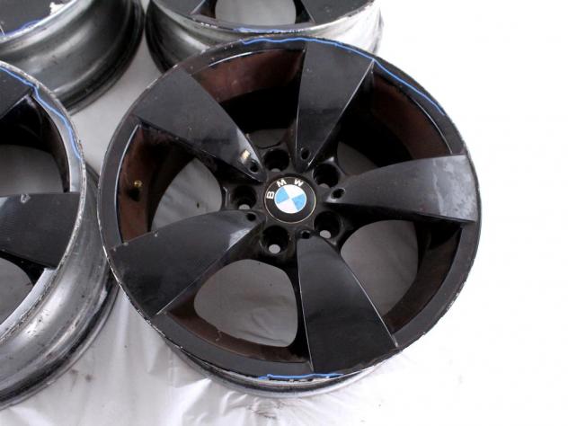 6762001 SET 4 CERCHI IN LEGA DA 17 POLLICI 5 FORI 7,5JX17EH2 ET 20 BMW SERIE 5 520D E61 SW RHD 2.0 D 120KW 6M 5P (2006) RICAMBIO USATO INTERASSE 5X120 - Foto 10