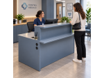 SCRIVANIA RECEPTION GRIGIA 54099