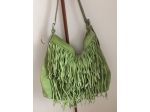 Borsa nabuk donna con frange