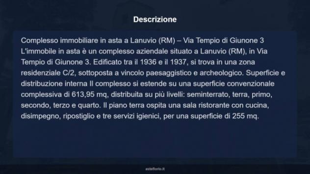 Immobile in asta di 613 m² in vendita a Lanuvio - Foto 3