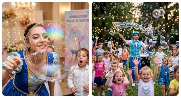 ANIMAZIONE BAMBINI MANTOVA Spettacolo Bolle di Sapone Giganti 3478497587 - Foto 2