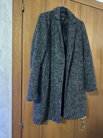 Cappotto Stradivarius donna grigio e nero – Taglia S - Foto 3