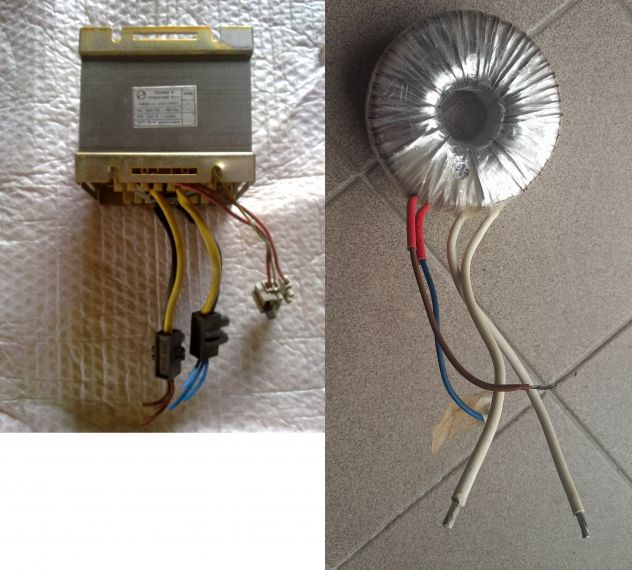Trasformatore monofase 220 V primario- 12 V secondario da 500 VA