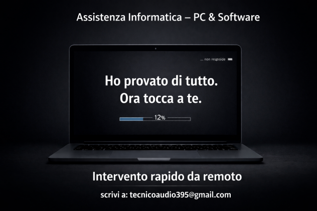 TECNICO INFORMATICO ASSISTENZA COMPUTER