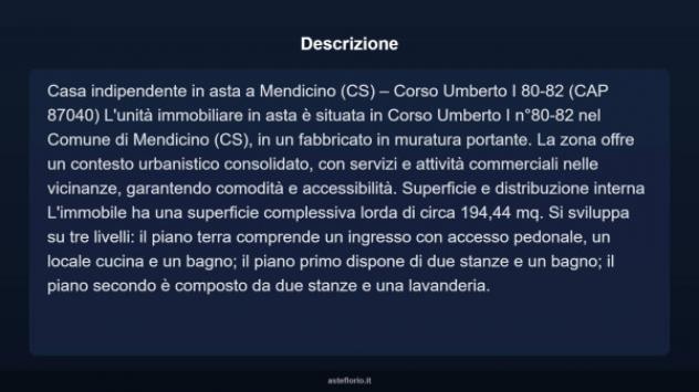 Immobile in asta di 194 m² in vendita a Mendicino - Foto 17
