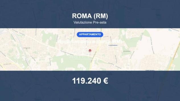 Immobile in asta di 90 m², box auto in vendita a Roma
