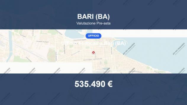 Immobile in asta di 210 m² con più di 5 locali in vendita a Bari