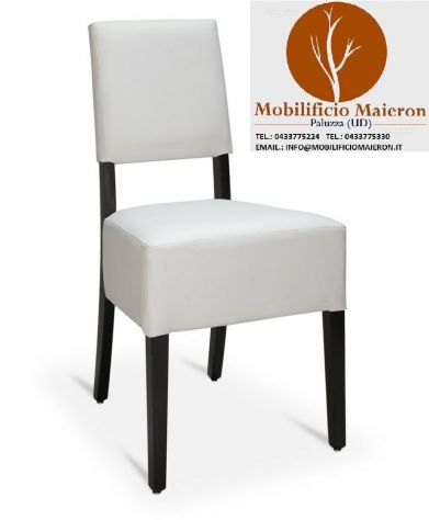 Sedie Moderne Imbottite Arredamento Bar Pub Pizzeria Legno Cod 3110I