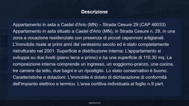Immobile in asta di 110 m², box auto in vendita a Castel d'Ario - Foto 16