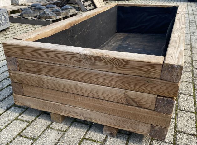 Grande fioriere in legno - Foto 4