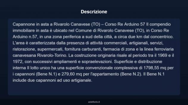 Immobile in asta di 1798 m² in vendita a Rivarolo Canavese - Foto 3