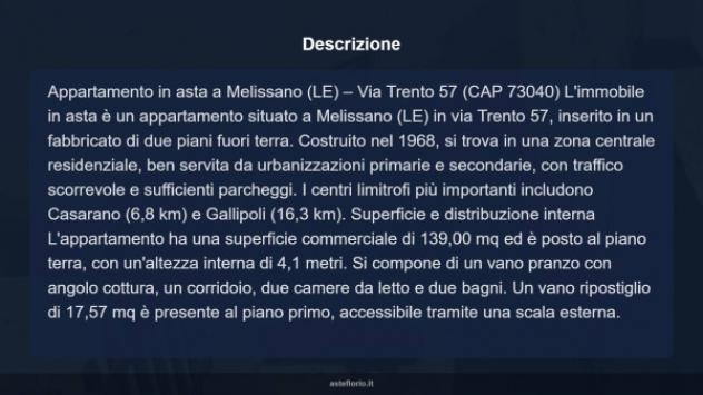 Immobile in asta di 139 m², box auto in vendita a Melissano - Foto 18
