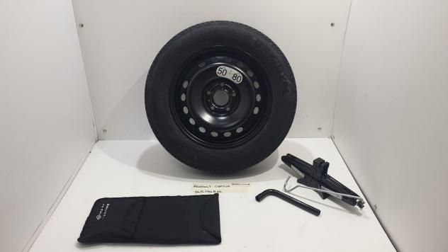 D'ANGELO 1988 Kit Ruotino Di Scorta 18" 145/80R18 Con Cric, Chiave E Sacca - Per MG HS, VW Tiguan, Audi Q3