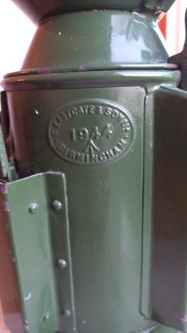 Antica lanterna - lampada Ferroviaria – Eastgate Birmingham 1944 Originale - Foto 2