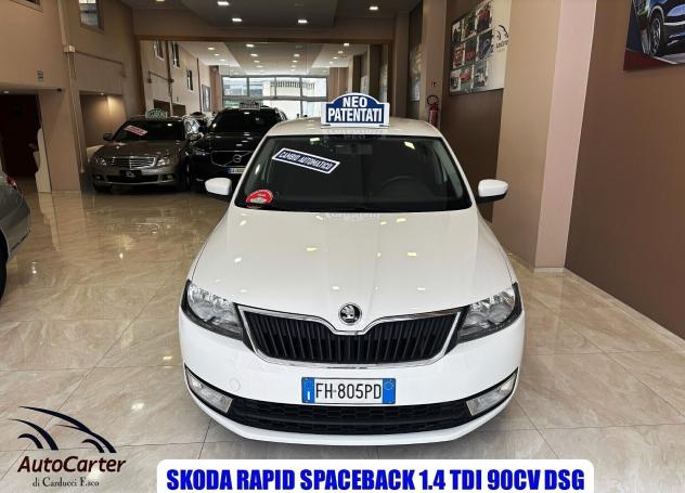 Skoda Rapid 1.4 TDI 90CV AUTOMATICA COME NUOVA - Foto 2