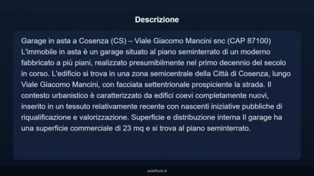 Immobile in asta di 23 m² in vendita a Cosenza - Foto 6