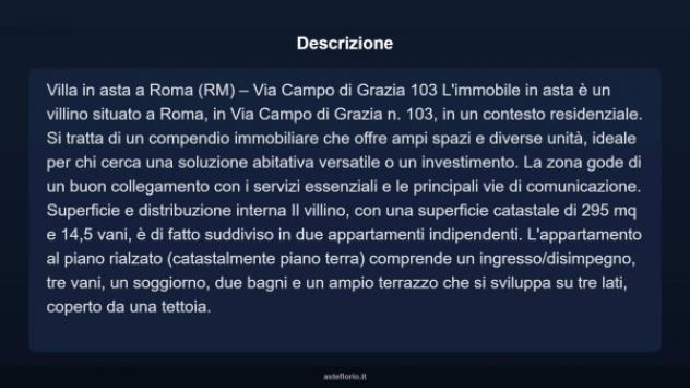 Immobile in asta di 295 m² con più di 5 locali in vendita a Roma - Foto 5