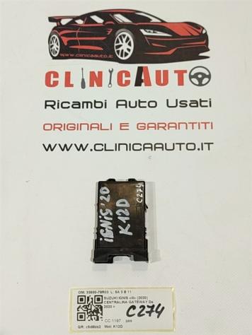 CENTRALINA GATEWAY SUZUKI Ignis Serie (/MF) 33580-79R03 K12D hybrid 1197 (17) - Foto 3