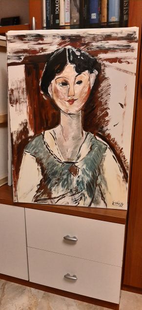 vendo quadri mie riproduzioni opere di A. Modigliani in olio su tela - Foto 9