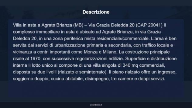 Immobile in asta di 340 m² con più di 5 locali e box auto doppio in vendita a Agrate Brianza - Foto 18