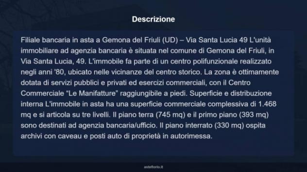 Immobile in asta di 1468 m² in vendita a Gemona del Friuli - Foto 9