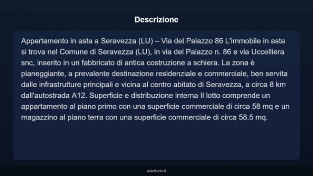 Immobile in asta di 58 m² in vendita a Seravezza - Foto 3