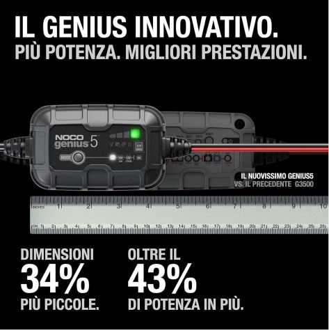 Noco caricabatterie Genius 5 eu 6V 12V 5A mantenitore di carica - Foto 2