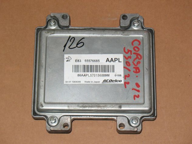 55576685 ECU CENTRALINA MOTORE OPEL CORSA E83 55576685 AAPL 12636386 - Foto 3
