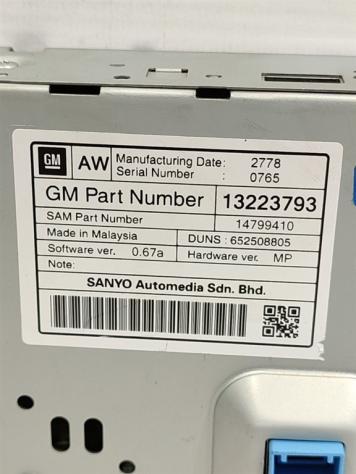 DISPLAY OPEL Insignia Berlina 13223793 A20DTH (0817) - Foto 3