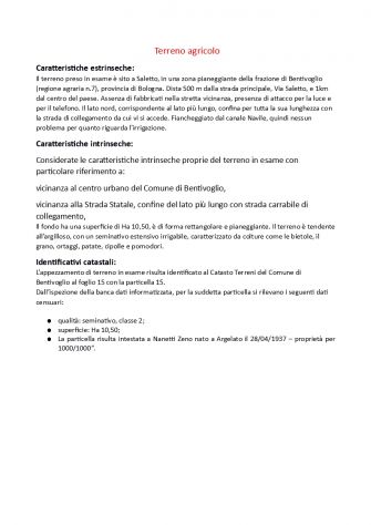 Vendo appezzamento agricolo