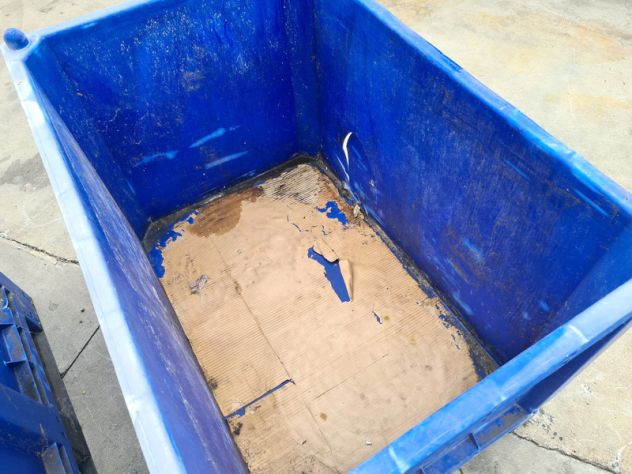 2 bins impilabili per stoccaggio usati - Foto 3