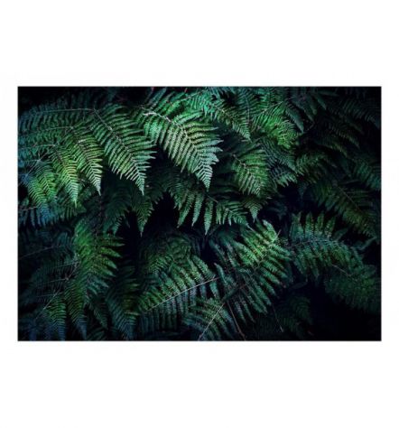 Fotomurale Adesivo Con Grandi Foglie Verde Arredalacasa - Foto 2