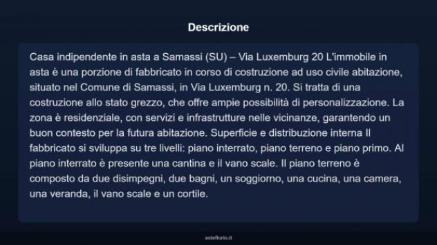 Immobile in asta di 23 m² in vendita a Samassi - Foto 3