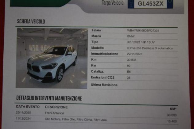 BMW X2 xDrive25e Business-X rif. 23910000 - Foto 9