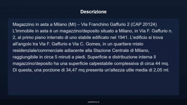 Immobile in asta di 44 m² in vendita a Milano - Foto 7