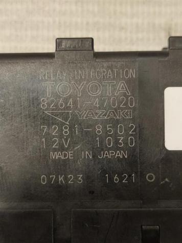 CENTRALINA RELÈ TOYOTA Yaris Serie 82641-47020 1KRFE benzina 998 (0811) - Foto 2