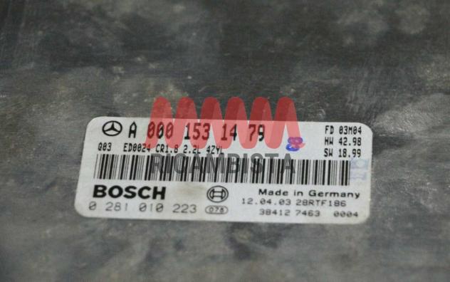 0281010223 A0001531479 Mercedes Classe C 2.2 centralina motore Bosch - Foto 2