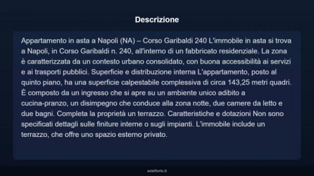Immobile in asta di 143 m² in vendita a Napoli - Foto 14