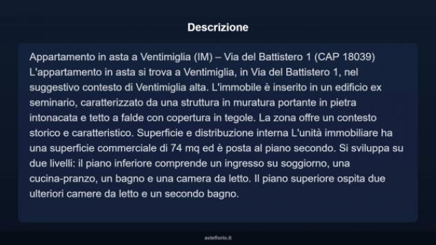 Immobile in asta di 74 m² in vendita a Ventimiglia - Foto 3