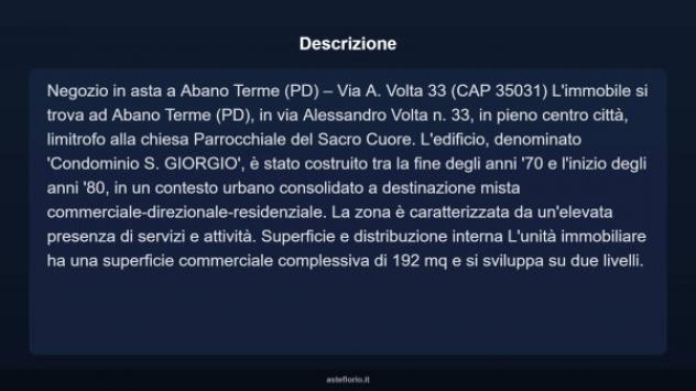 Immobile in asta di 192 m² in vendita a Abano Terme - Foto 3