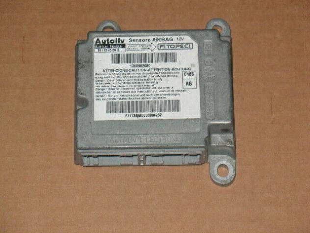 1360902080 Ecu centralina airbag fiat qubo 611134500 b 1360902080
