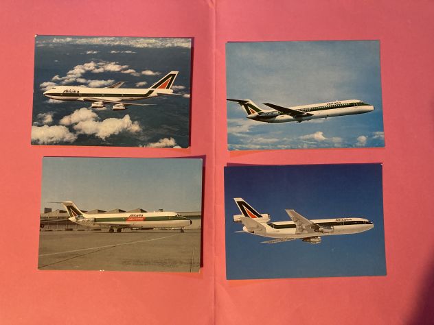 Cartoline Vintage con Aerei anni '80 - Foto 5