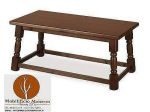 Arredamenti Rustici In Legno Tavolino Salotto Gambe Tornite cod 2007/N AFFARE