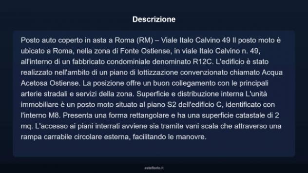 Immobile in asta di 2 m² in vendita a Roma - Foto 3