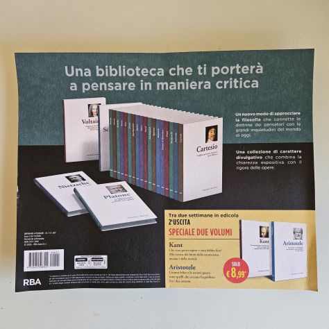 Cartesio, Nietzsche - Aa.Vv - Imparare a Pensare, RBA - 2026 - TRACCIATA! - Foto 2