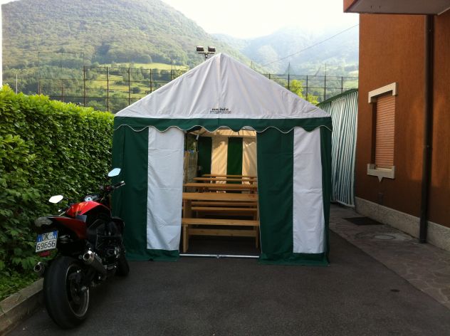 MM Italia Linea Platino Tendoni, Tenso 3 x 6 Pvc Ignifugo uso Pubblico - Foto 7