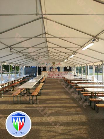 Gazebo tendoni 5 x 8 esterno bar,ristoranti, mense mobili edili - Foto 8