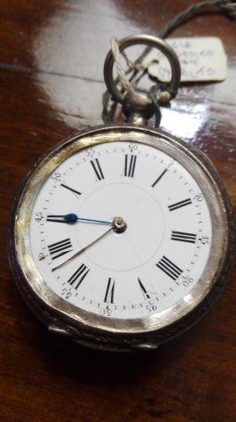 Vecchio orologio secola xix da taschino - Foto 3