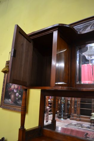 Credenza doppio corpo del XX secolo stile Liberty - Foto 4